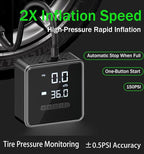 Tire Inflator Portable Air Compressor - Image 2