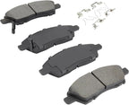 Premium Semi-Metallic Front Brake Pads Compatible - Image 2