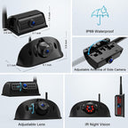 Fookoo HD 10" Wireless 4 RV Backup Camera System - Image 3