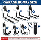 3-H Garage Wall Hooks 20 Pack, Garage Hooks Heavy Duty - Image 3