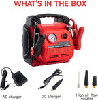 Car Battery Jump Starter with Air Compressor Portable Tire Inflator, 260PSI - Image 7
