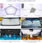 LUWU for 2025 EX30 Windshield Sun Shade EX30 Windshield Sunshades 2025 EX30 - Image 5