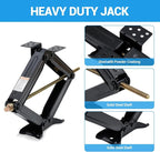 24" Car Scissor Jack, Support 7500lb Load Capacity Leveling Stabilizer - Image 3