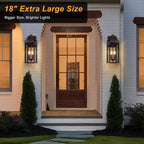  Outdoor Wall Sconce Fixtures, Dusk to Dawn Patio Lights Waterproof - Image 2