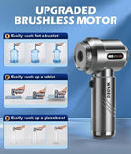 WADEO Car Vacuum Portable Cordless 18000PA, 4-in-1 Handheld Vacuum Cleaner and - Image 2