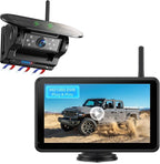 eRapta Magnetic Solar Wireless Backup Camera: HD1080P 7” Touchscreen Portable by eRapta