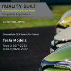 Premium Ceramic Front Brake Pads Compatible - Image 3
