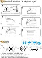94311 Side Window Visors Wind Vent Deflector - Image 6
