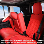 GIANT PANDA Customized Full Set Car Seat Covers - Image 8