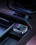 Bluetooth FM Transmitter for Car Wireless Radio Adapter Kit, Hands-Free Calling - Image 7