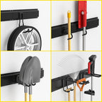 Wall Mount Tool Storage Rack, Garage Tool Organizer Wall Mounted Storage System - Image 3