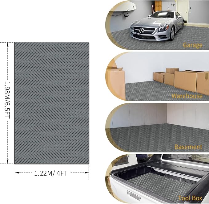 Premium Garage Floor Mat, Commercial Grade Heavy Duty Parking Mat - Image 7