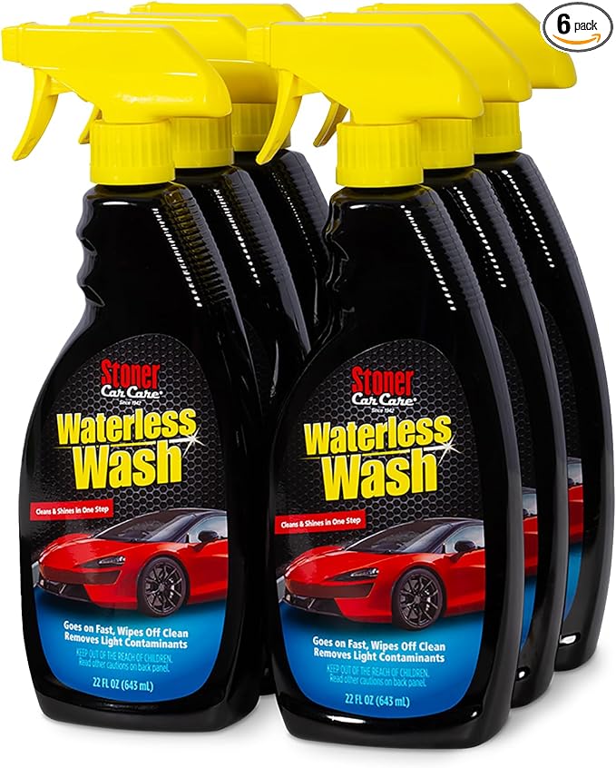 Stoner Car Care 92604-6PK Waterless Wash Car Detailing Spray – Safe, by StonerCarCare