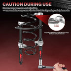 BILITOOLS 2-Piece Coil Spring Compressor Tool Heavy Duty Macpherson Strut - Image 7