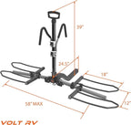HYPERAX Volt RV -RV Approved Hitch Mounted 2 E Bike Rack Carrier - Image 7