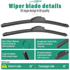 20" 18" 10" Windshield Wiper Blades Replacement - Image 3