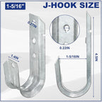 Gisafai 200 Cable Support J Hook, Cable Hooks - Image 2