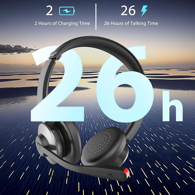 Bluetooth 5.3 Headset, Wireless Headset - Image 3