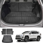 Vanseno Compatible for 2019-2024 2025 Toyota Rav4 Cargo Mat Rear Trunk Mat by Vanseno