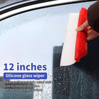 2 Pack 12inch car Squeegee, Silicone Squeegee, car Window Squeegee, Flexible - Image 6