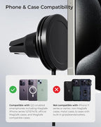 iOttie Velox Qi2 Mini Wireless Charging Car Mount - Image 5