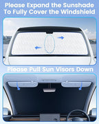 KUST Windshield Sun Shade Custom Fit - Image 2