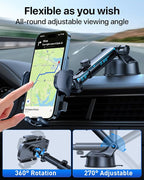 HTU 2025 Upgraded Car Phone Holder 【Safety Certs & No Smell】 Cell Phone Holder - Image 5