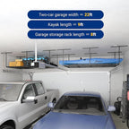 FLEXIMOUNTS 4x8 Overhead Garage Storage Rack, Adjustable Organization System - Image 6
