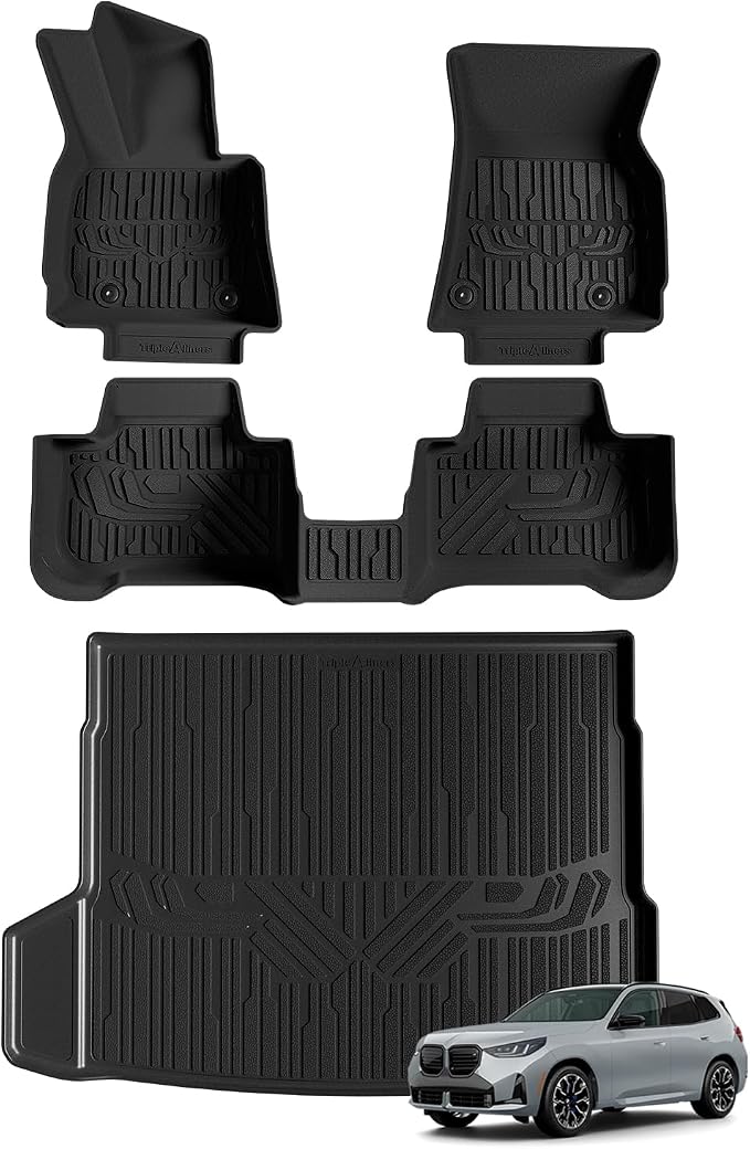 TripleAliners Floor Mats & Trunk Mat All Weather Liners Compatible by TripleAliners