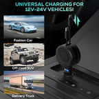 Retractable Car Charger, 3 in 1 Fast Charging Car Phone Charger 50W, Mini - Image 7
