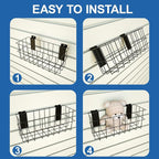 NeatiEase 29 PCS Slatwall Accessories Kit - Image 6