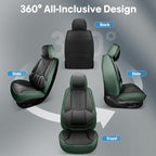 AOOG Car Seat Covers Full Set, Leather Seat Covers - Image 6