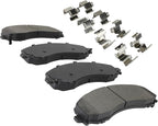 Premium Semi-Metallic Front Brake Pads Compatible - Image 2
