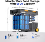 BougeRV 12 Volt Car Refrigerator, CRD2 61 Quart Portable Fridge Freezer - Image 2