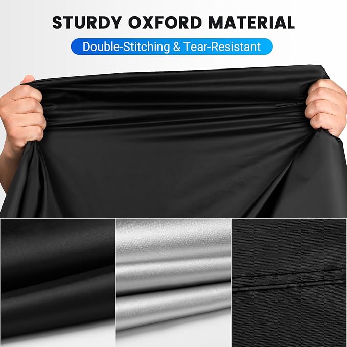Favoto Motorcycle Cover Waterproof All Weather Universal Fits up to 108 inches - Image 3