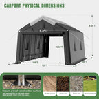 Carport Canopy 12x20FT Heavy Duty - Image 7