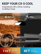 Proadsy for Mazda CX-5 2017-2024 2025 Windshield Sun Shade 4-Layer Foldable - Image 3