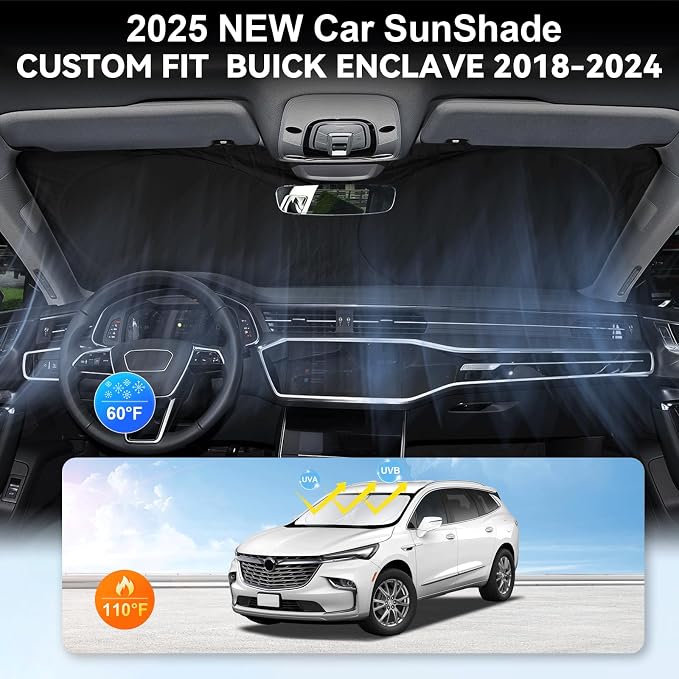 Custom fit Enclave Windshield Sunshade - Image 4
