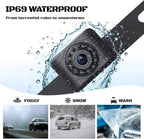 X1 Backup Camera for Car License Plate Reverse Cam, IP69 Waterproof Rearview - Image 3
