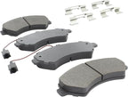 Premium Semi-Metallic Front Brake Pads Compatible - Image 2