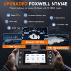 FOXWELL NT614 Elite OBD2 Scanner 4 System Code Reader Scan Engine ABS SRS - Image 4