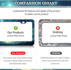 Starry Sky Mountain License Plate Frames - Image 4
