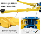 110V Two Post Car Lift 10, 000 LBS Heavy Duty Floor Plate 2 Posts Auto Hoist - Image 4