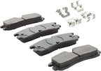 Premium Semi-Metallic Rear Brake Pads Compatible - Image 2