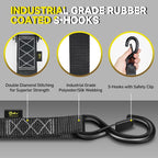 4Pcs 1.6”x16ft Heavy Duty Ratchet Straps - Image 3