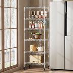 SINGAYE 6 Small Wire Shelves Kitchen Pantry Close Home Organizers and Storage - Image 8