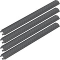 4 Pack 40" inch Drop Over Cable Cover, 4 Pieces Prevent Tripping Rubber Floor by OranLite