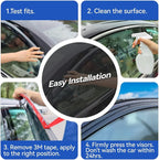 Window Visors Rain Guards Shield - Image 4