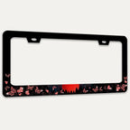 Red Moon Butterfly License Plate Frame Night Forest License Plate Holders Funny - Image 7
