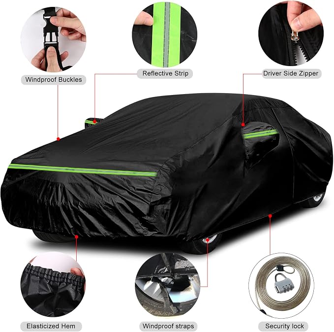 Waterproof Car Cover Compatible - Image 2
